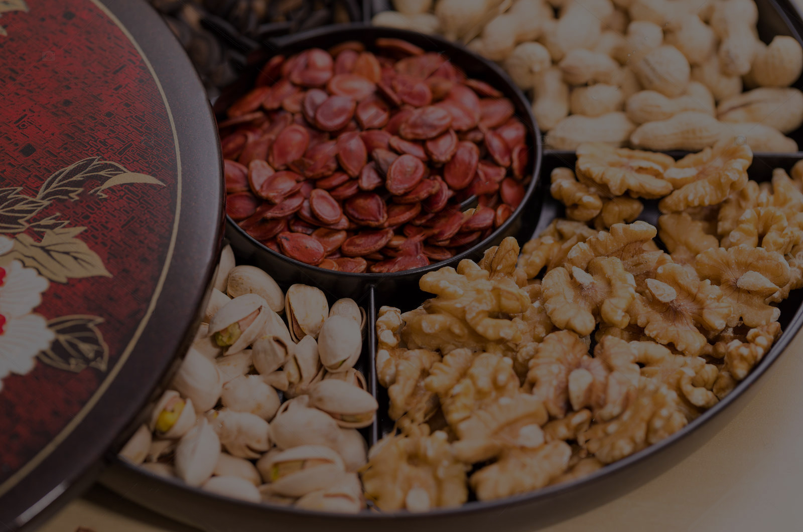 Carefully selected nuts and seeds